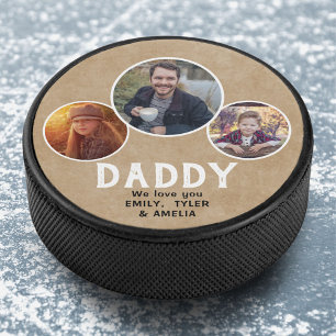 Rustic Daddy nous vous aimons 3 Photos Fête des Pè