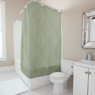  Rustic Daisies on Sage Green, Botanical Luxury 