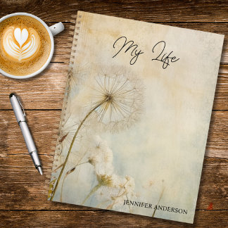 Rustic Dandelions Planner