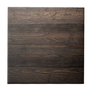 Rustic Dark brown WOOD LOOK texture Tile