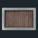 Rustic Dark Brown Wood Wooden Fence Country Style Rectangular Belt Buckle<br><div class="desc">Rustic Dark Brown Wood Wooden Fence Photography Country Style Gift</div>