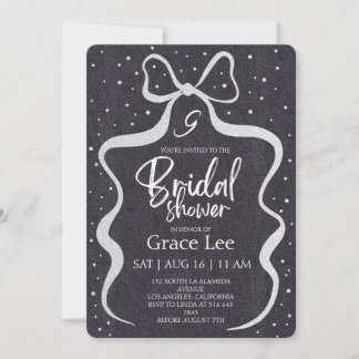 Rustic Denim Bridal Shower Invitation