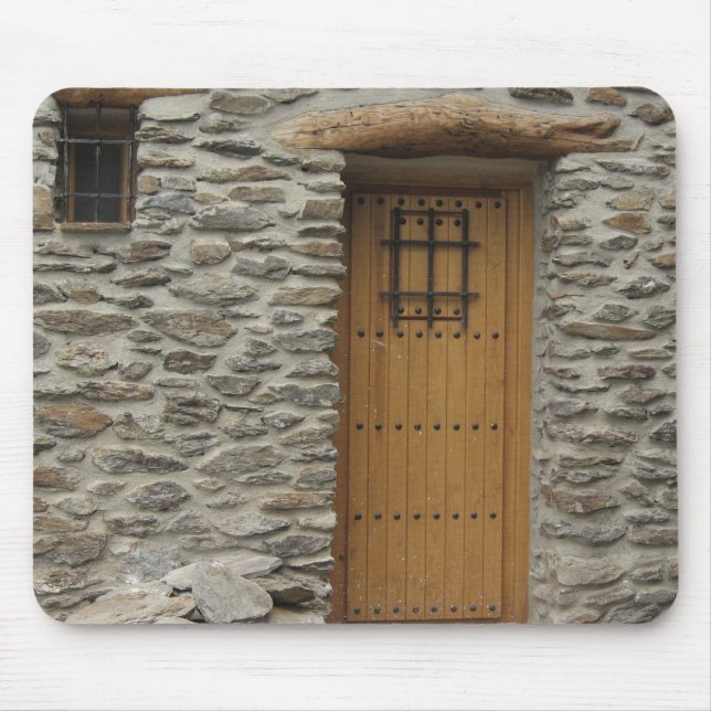 Rustic Door photo  mouse Pad (Front)