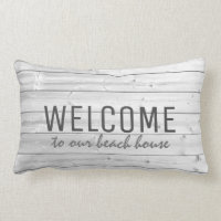 Rustic driftwood Welcome to our beach house