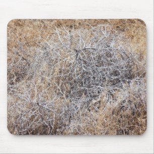 Rustic Dry Tumbleweed Mouse Pad