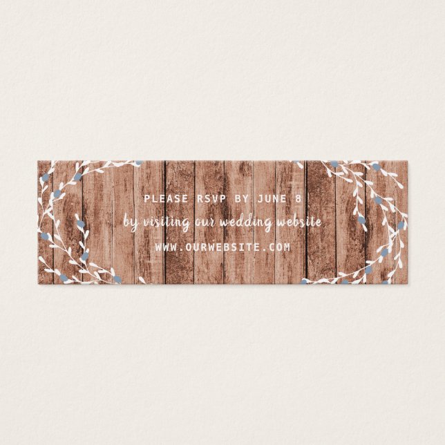 Rustic Dusty BlueBerry wreath mariage site web rsv (Devant)
