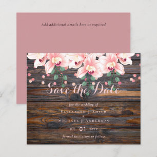 Rustic Dusty Rose Pink Floral Wedding
