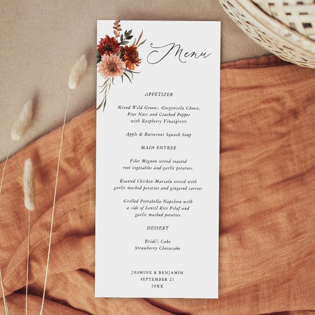 Rustic Earth Florals Menu -V2 (Creator Uploaded)