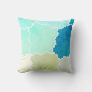 Rustic Earth Toned Colours Throw Pillow