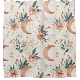 Rustic Earthy Boho Moon Floral Pattern (5)