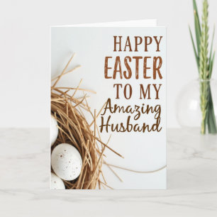 Rustic Easter Wishes Card