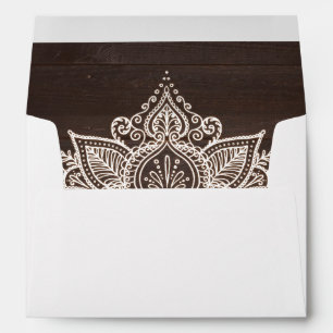 Rustic Elegance Wedding Envelope