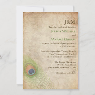Rustic Elegance Wedding Invitations