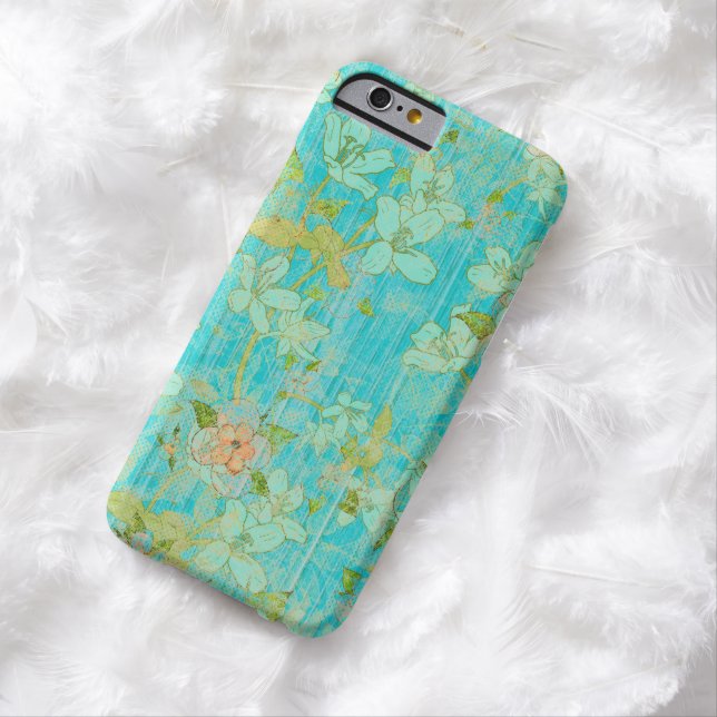 Rustic Elegance: Wood and Flowers Case-Mate iPhone Case (In Situ)
