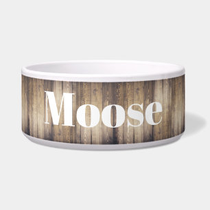 Rustic Elegant Farmhouse Light Wood Pet Name
