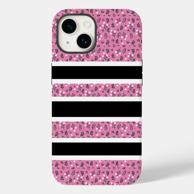 Rustic Elegant  Floral  Pattern Case-Mate iPhone Case (Back)