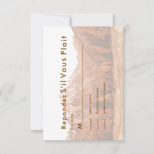 rustic elegant rsvp elegant weeding invite