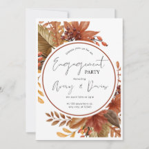 Rustic Engagement Party Invitation, Printable