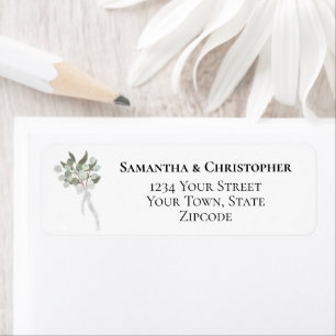Rustic Eucalyptus Bouquet Mariage Adresse de retou
