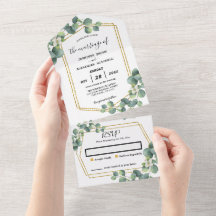 Rustic Eucalyptus foliage Wedding  (no ENV needed)
