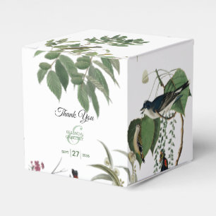 Rustic Eucalyptus Leaves Vintage Greenery Wedding Favor Box
