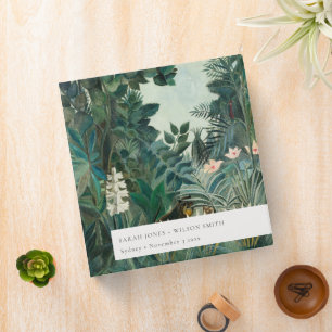 Rustic Exotic Tropical Rainforest Wedding Albums Binder