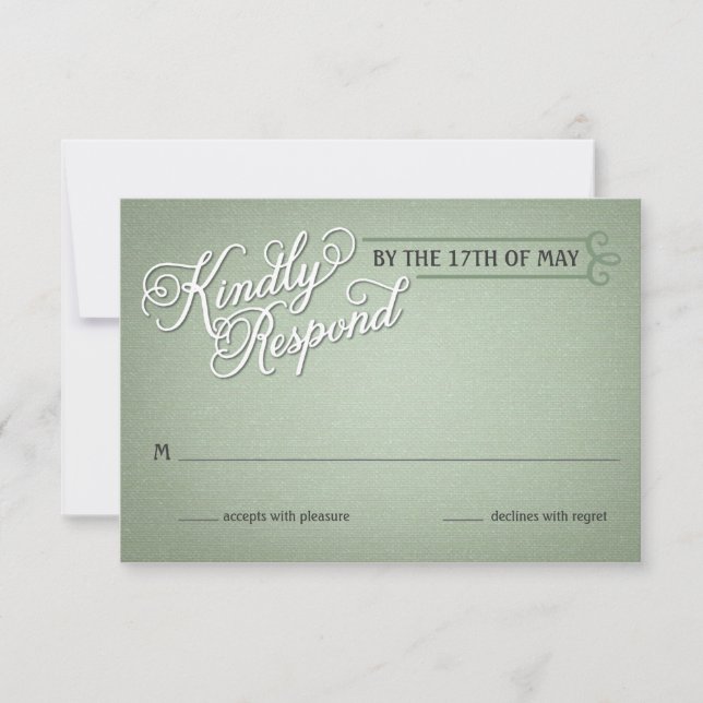 Rustic Fade Green Response (Front)