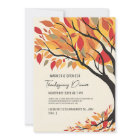 Rustic Fall Autumn Tree leaves Thanksgiving