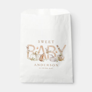 Rustic Fall Baby Shower Favour Bag