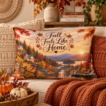 Rustic Fall Feels Like Home Illustration