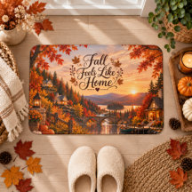 Rustic Fall Feels Like Home Illustration
