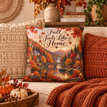 Rustic Fall Feels Like Home Illustration