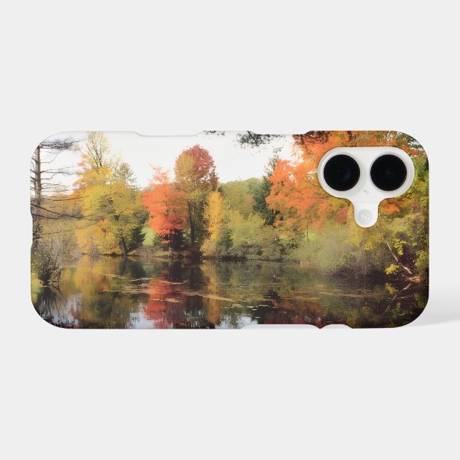 Rustic Fall Foliage Autumn Colors Photo (Back Horizontal)