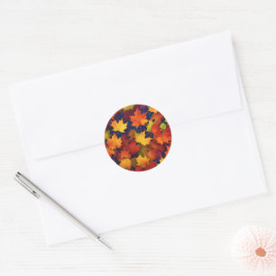 Rustic Fall Foliage Sticker