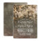 Rustic Fall Gold Glitter Lights Wood Wedding