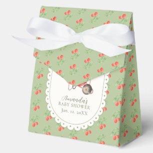 Rustic Fall Harvest Apple Of Our Eye Baby Shower Favor Box