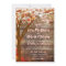 Rustic Fall in Love Oak Tree Wedding Invitation