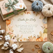 Rustic Fall in Love Pumpkin Autumn Baby Shower