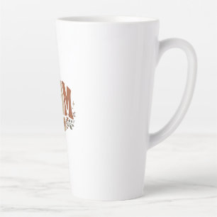 Rustic Fall Mom Floral Autumn Love Latte Mug