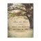 Rustic Fall Tree and Twinkle Lights Save the Date