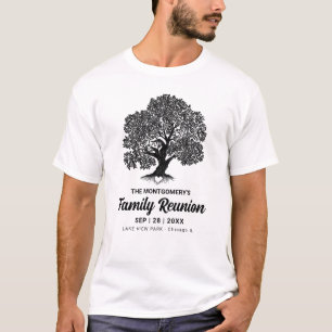 Rustic Family Tree Family Reunion Personalized T-Shirt