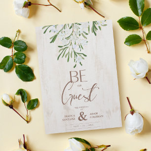 Rustic Fancy Botanical Branches on Wood Background