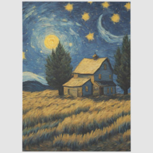 Rustic Farm Decoupage Tissue Paper