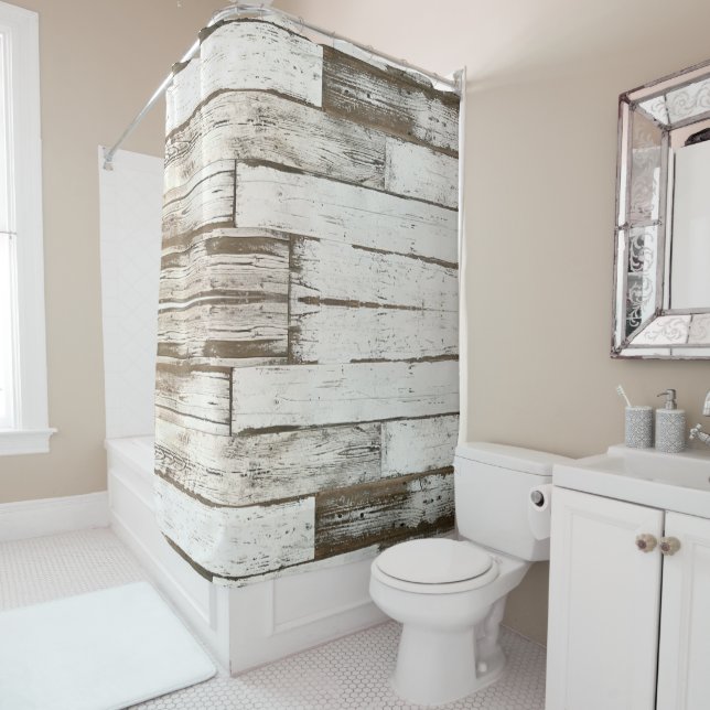 rustic farmhouse barn beige grey white wood grain (In Situ)