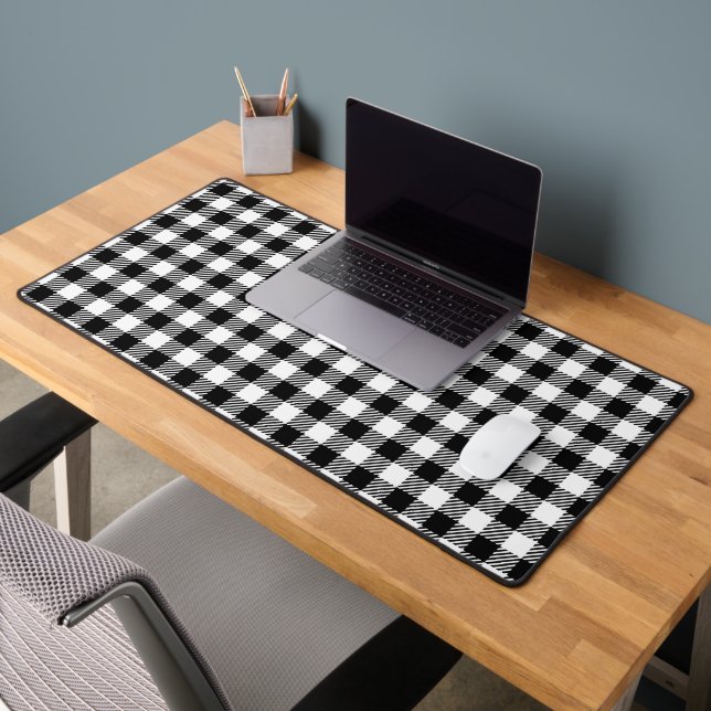 Rustic Farmhouse Black & White Checkered (Bureau 2)