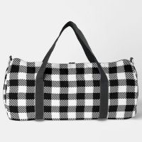 Rustic Farmhouse Black & White Checkered