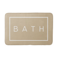 Rustic Farmhouse Chic Light Beige Memory Foam