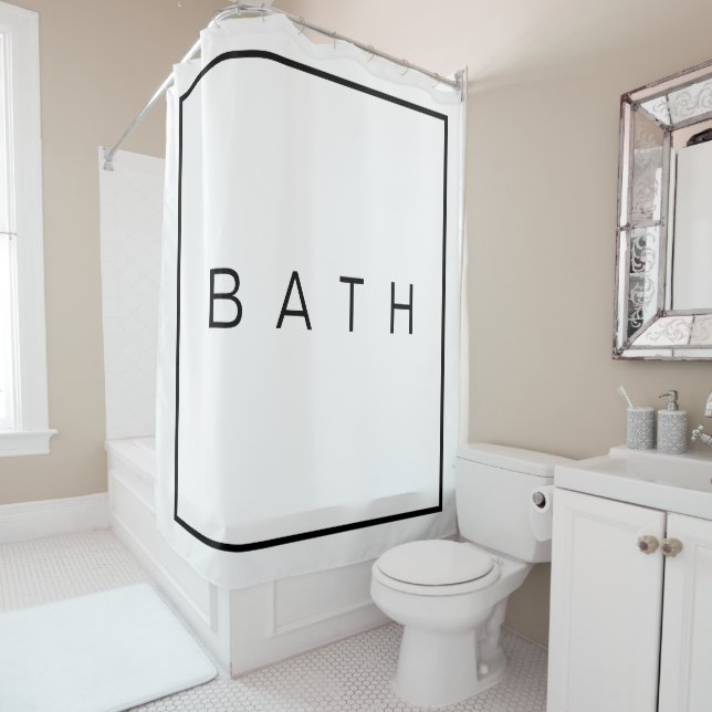 Rustic Farmhouse Chic White Black Minimalist (In Situ)