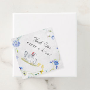 Rustic Farmhouse Chickens   Baby Shower  Favour Tags