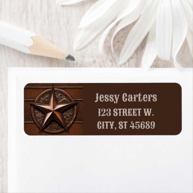 Rustic Farmhouse Cowboy Western Country Texas Star (Insitu)